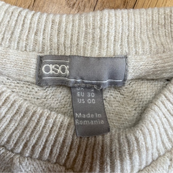 ASOS Patterned Sweater Size 00 EUC - Picture 9 of 9
